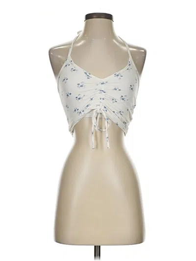 Pre-owned Hollister Tank Top Ivory Halter Neckline Tops