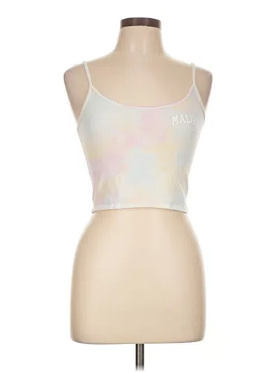 Pre-owned Hollister Tank Top Ivory Strapless Neckline Tops