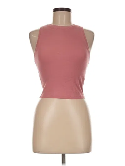 Pre-owned Hollister Tank Top Pink Halter Neckline Tops