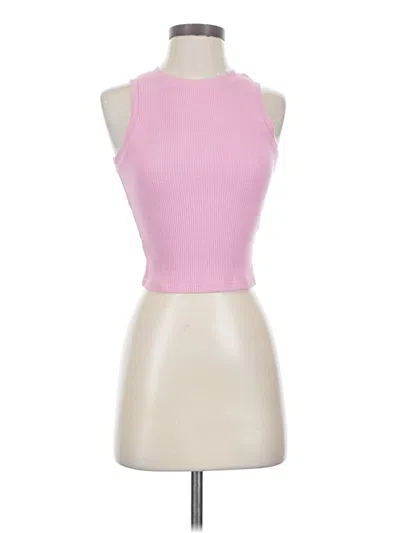 Pre-owned Hollister Tank Top Pink Halter Neckline Tops