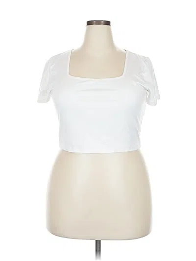 Pre-owned Hollister Tank Top White Sweetheart Neckline Tops