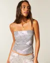 Hollister Taylor Reversible Tube Top In Gray