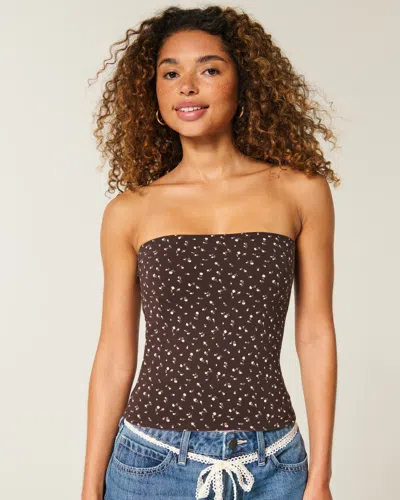 Hollister Taylor Reversible Tube Top In Brown