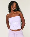 Hollister Taylor Reversible Tube Top In Purple