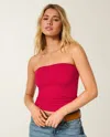 Hollister Taylor Seamless Fabric Reversible Tube Top In Red