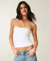 Hollister Taylor Seamless Fabric Tube Top In White