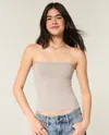 Hollister Taylor Tube Top In Neutral