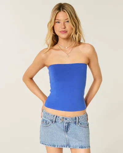 Hollister Taylor Tube Top In Blue