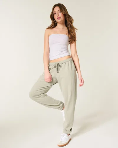 Hollister Terry Joggers In Green