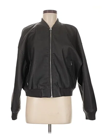 Pre-owned Hollister Track Jacket In Black