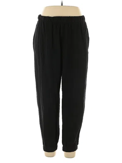 Pre-owned Hollister Track Pants In Black
