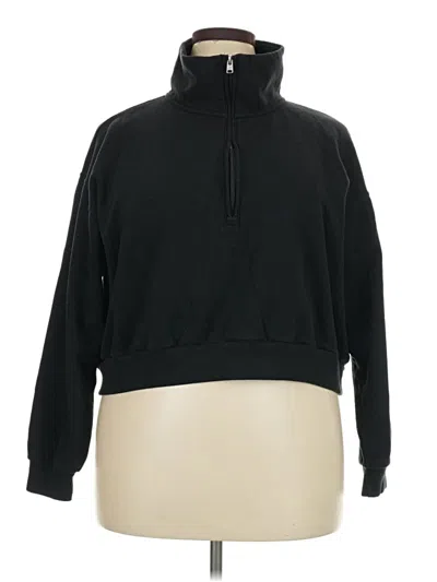 Pre-owned Hollister Turtleneck Sweater In Black