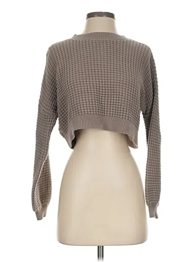 Pre-owned Hollister Turtleneck Sweater In Brown