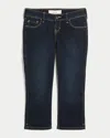 Hollister Ultra Low-rise Capri Jeans In Dark