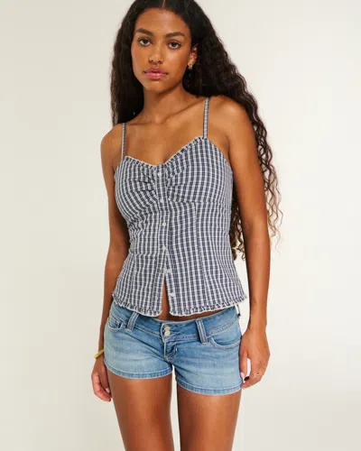 Hollister Ultra Low-rise Jean Shortie Shorts In Multi