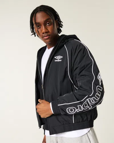 Hollister Umbro Graphic Jacket In Black