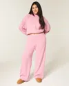 Hollister Wide-leg Sweatpants In Pink