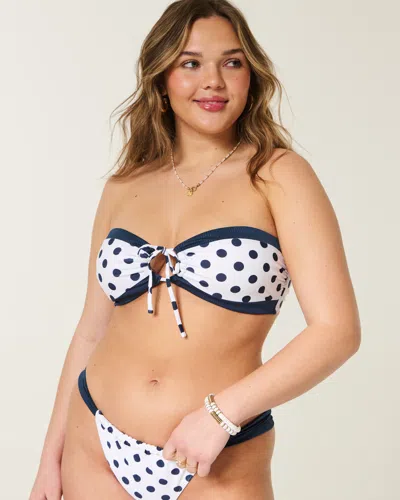 Hollister Wide Strap Cheekiest Bikini Bottom In Black