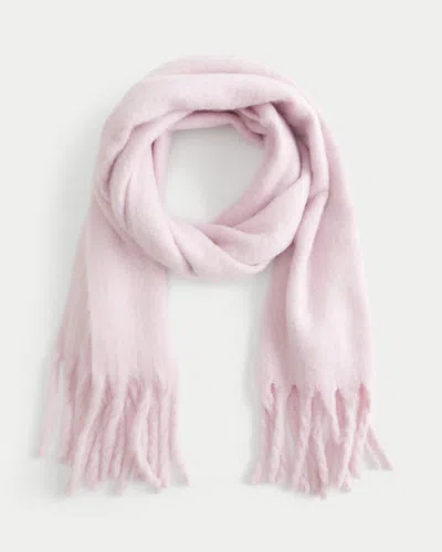 Hollister Woven Scarf In Purple