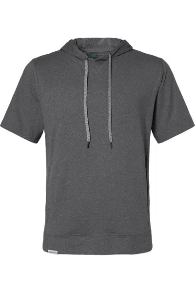Holloway Eco Revive Ventura Soft Knit Short Sleeve Hoodie In Multi