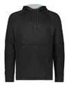 Holloway Men's All-pro Performance Fleece Hooded Sweatshirt In Black