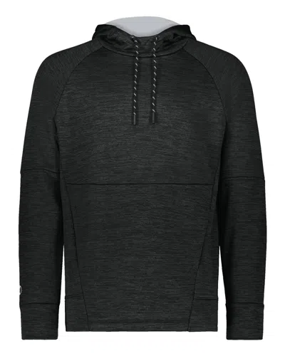 Holloway Men's All-pro Performance Fleece Hooded Sweatshirt In Black