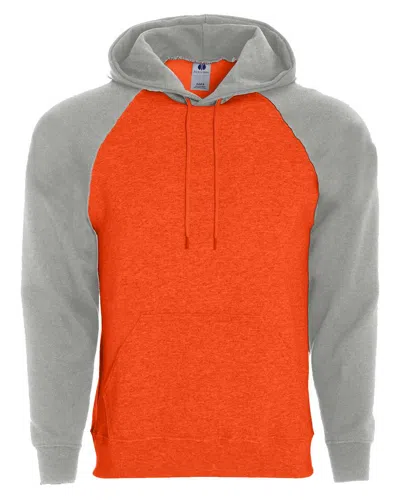 Holloway Men's Athletic Fleece Banner Hooded Sweatshirt In Gray