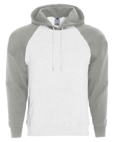 Holloway Men's Athletic Fleece Banner Hooded Sweatshirt In Gray