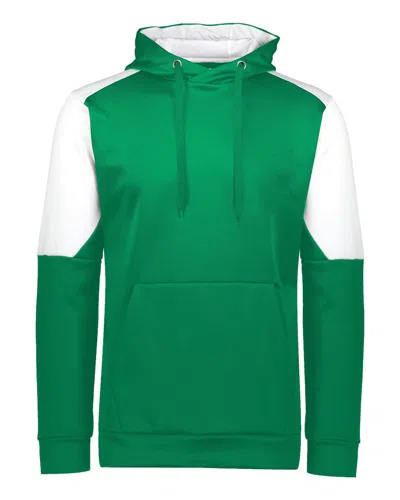 Holloway Men's Blue Chip Hooded Sweatshirt In Green