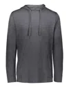 Holloway Men's Repreve Eco Hooded Sweatshirt In Gray