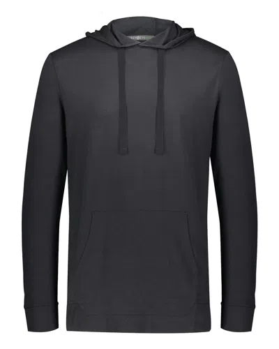Holloway Men's Repreve Eco Hooded Sweatshirt In Black