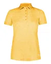 Holloway Women's Electrify Coolcore Polo In Yellow