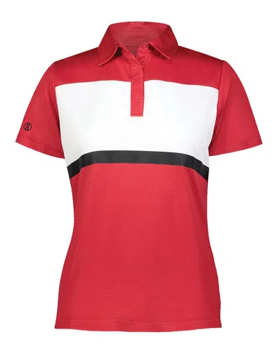 Holloway Women's Prism Bold Polo In Red