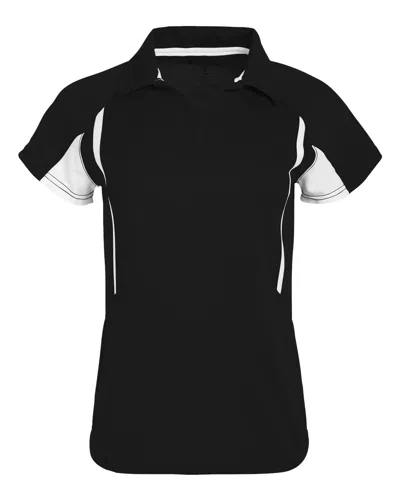 Holloway Women's Two-tone Avenger Polo In Black