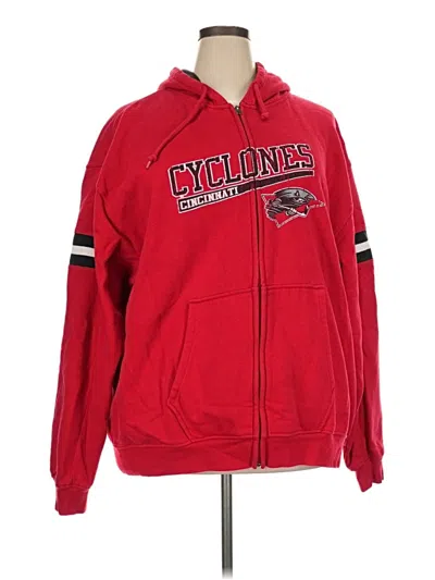 Pre-owned Holloway Zip Up Hoodie In Red