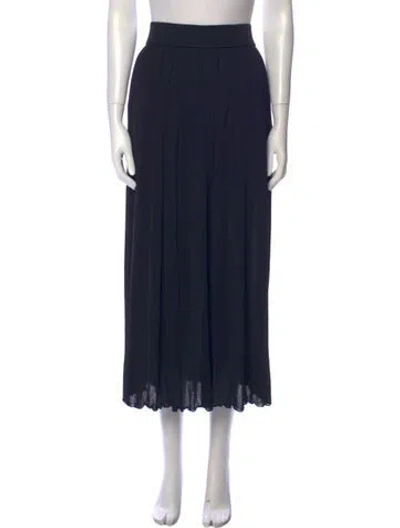 Pre-owned Holly Harp Vintage Midi Length Skirt In Black