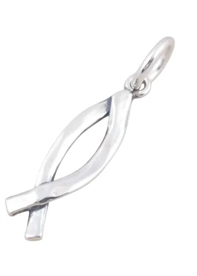 Holly Lane Jewelry Women's Ichthus Sterling Pendant In Silver
