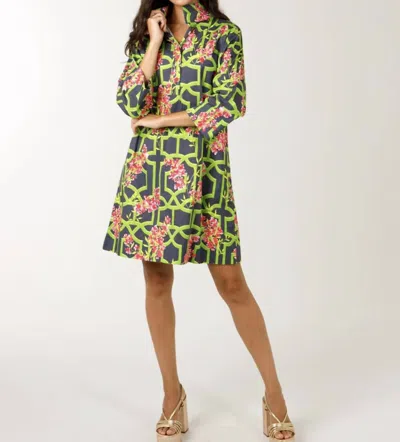 Holly Shae Design Arden Dress In Green In Multi