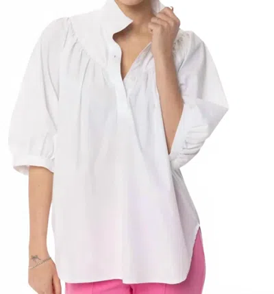 Holly Shae Design Avie Top In Solid White In Multi