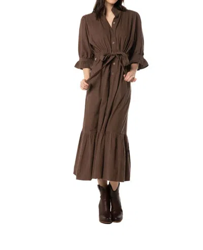 Holly Shae Design Catherine Dress In Chocolate In Brown