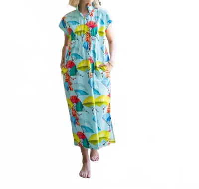 Holly Shae Design June Caftan Dress In Italian Summer In Multi