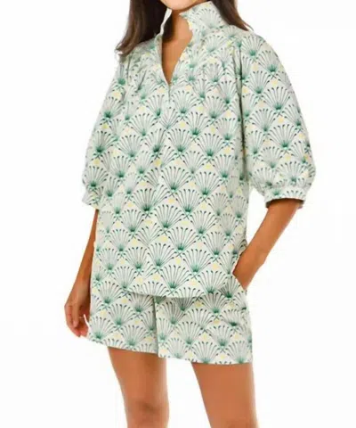 Holly Shae Design Taylor Shorts In Fan Club In Green
