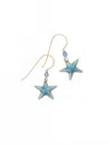 Holly Yashi Women's Carmel Earrings In Seashore Blue In Multi