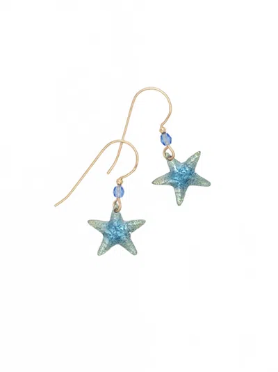 Holly Yashi Women's Carmel Earrings In Seashore Blue In Multi