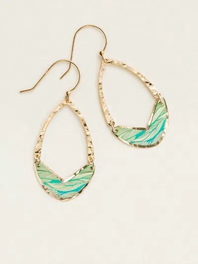 Holly Yashi Women's Drop Earring In Denim Erika In Multi