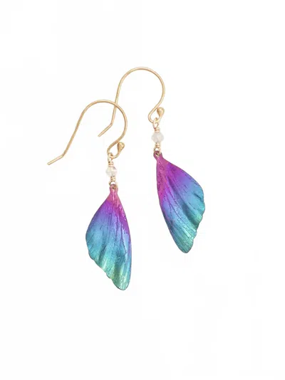 Holly Yashi Women's Flutterby Earrings In Blue Violet