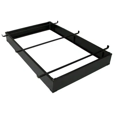 Hollywood Bed Frame 10" Dynamic Metal Bed Frame In Black