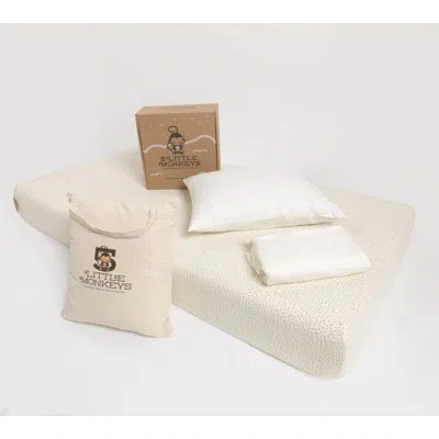Hollywood Bed Frame 5 Little Monkeys 8" Medium Gel Memory Foam Mattress Bundle