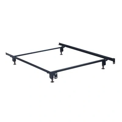 Hollywood Bed Frame Bed Frame 7-1/2 In. Height Twin And Twin Xl In Black
