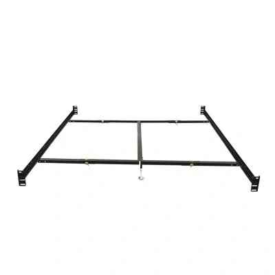 Hollywood Bed Frame Bed Rails And Supports - Bolt On Bed Rails In Black